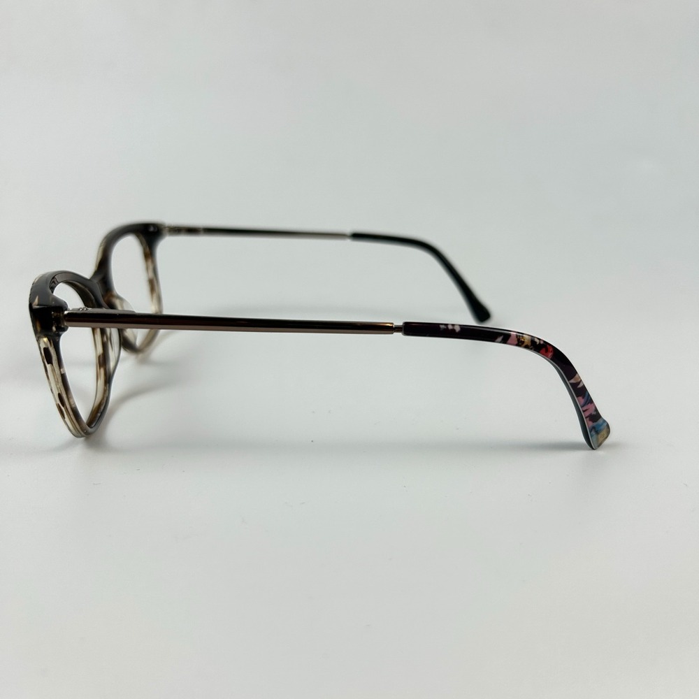 Vera Bradley Indiana Rose Tavia Womens Eyeglasses Brown Full Rim 52-18-135 mm - Picture 5 of 13